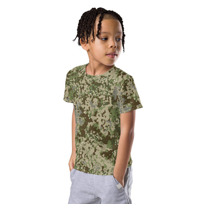 German Multitarn CAMO Kids crew neck t-shirt - Crew Neck T-shirt