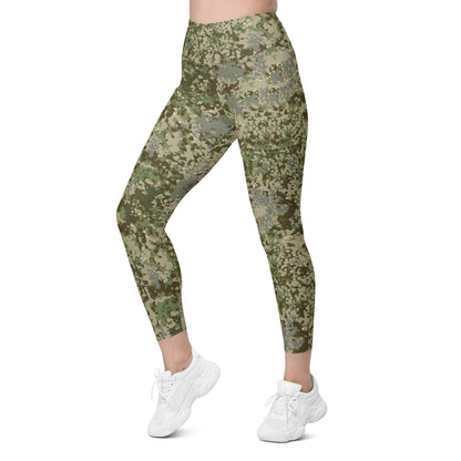 German Multitarn CAMO Leggings with pockets - Womens With Pockets