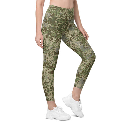 German Multitarn CAMO Leggings with pockets - Womens With Pockets