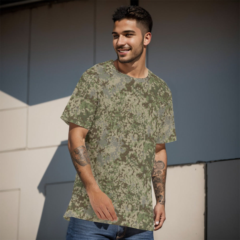 German Multitarn CAMO Men’s 100% Cotton T-Shirt