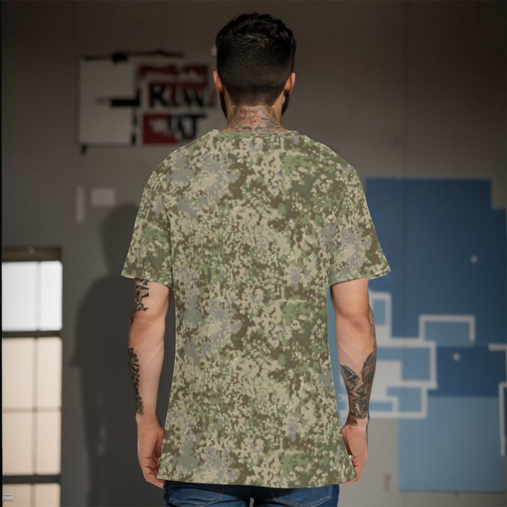 German Multitarn CAMO Men’s 100% Cotton T-Shirt