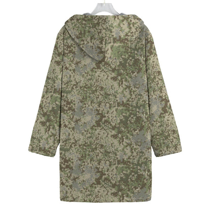 German Multitarn CAMO Men’s Canvas Horn Buckle Fleece Windbreaker - Mens