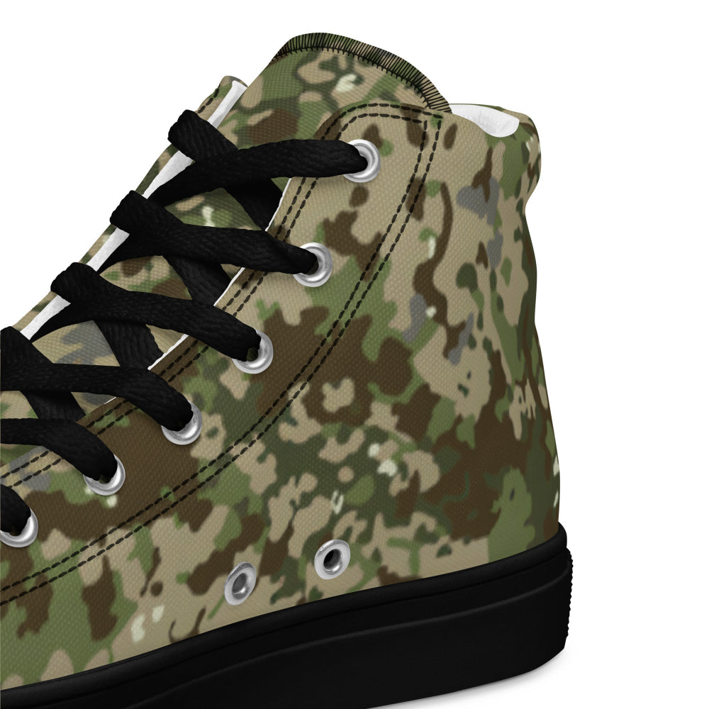 German Multitarn CAMO Men’s high top canvas shoes - Mens High Top Canvas Shoes