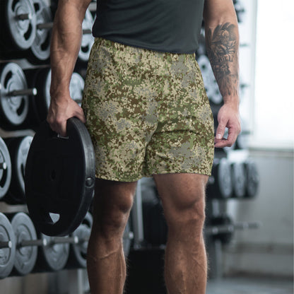 German Multitarn CAMO Unisex Athletic Long Shorts - XS