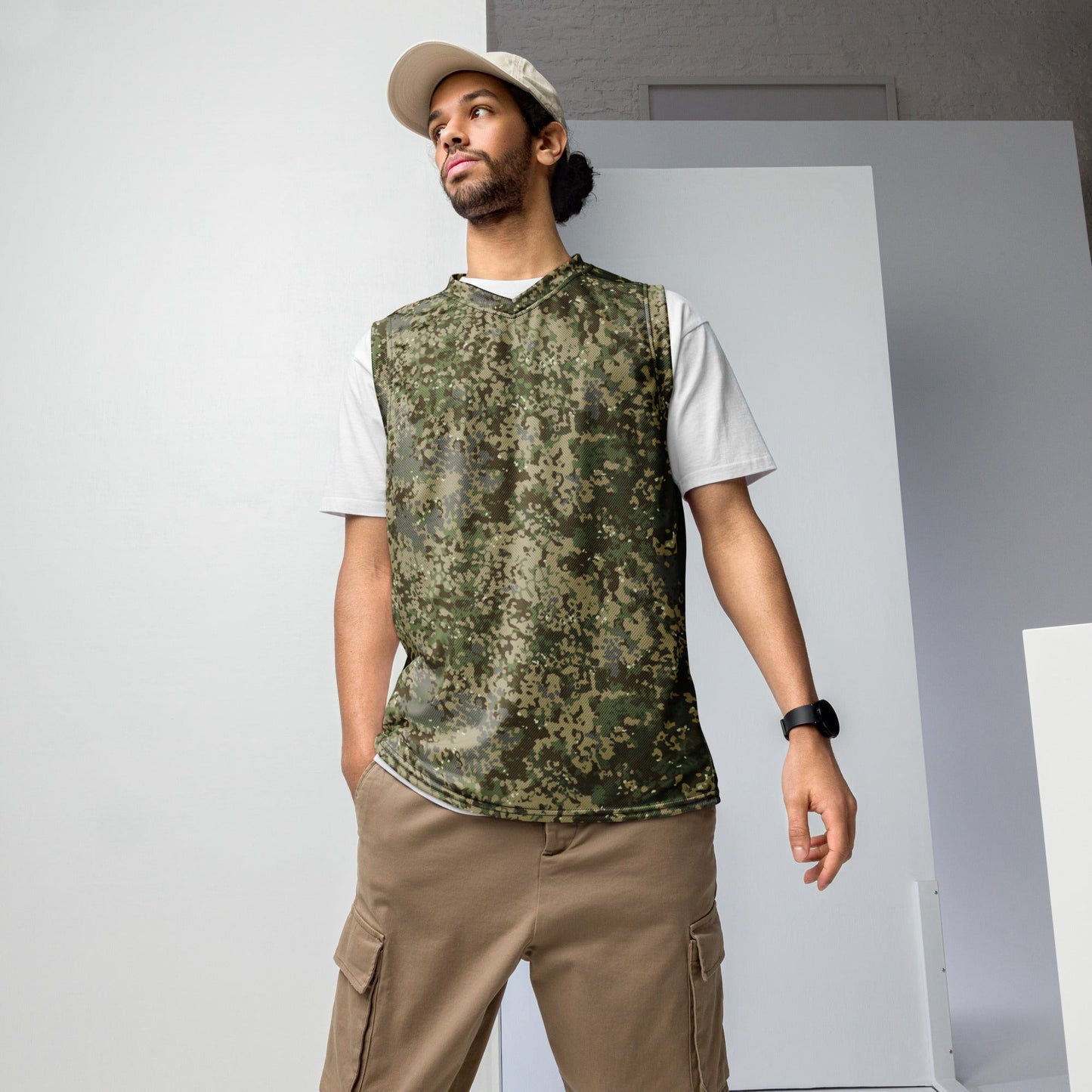 German Multitarn CAMO unisex basketball jersey - 2XS - Basketball Jerseys