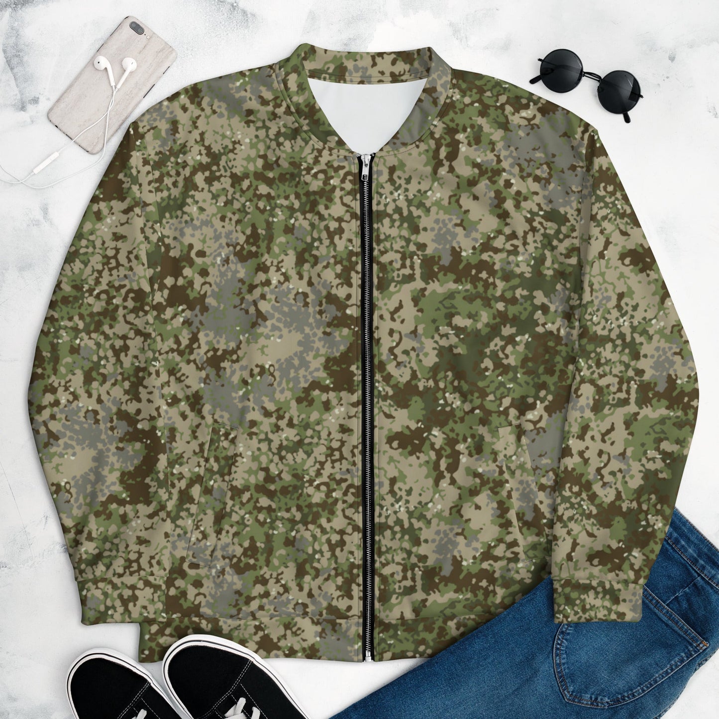 German Multitarn CAMO Unisex Bomber Jacket - Jackets