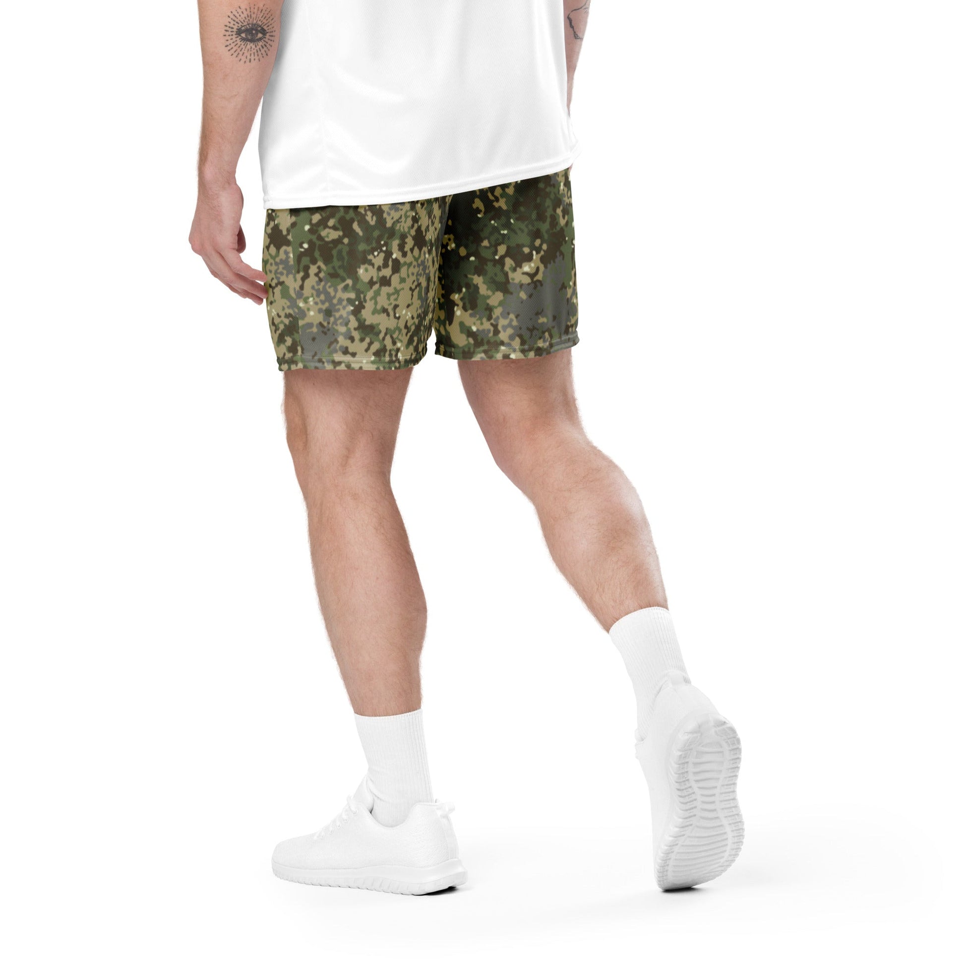 German Multitarn CAMO Unisex Mesh Shorts