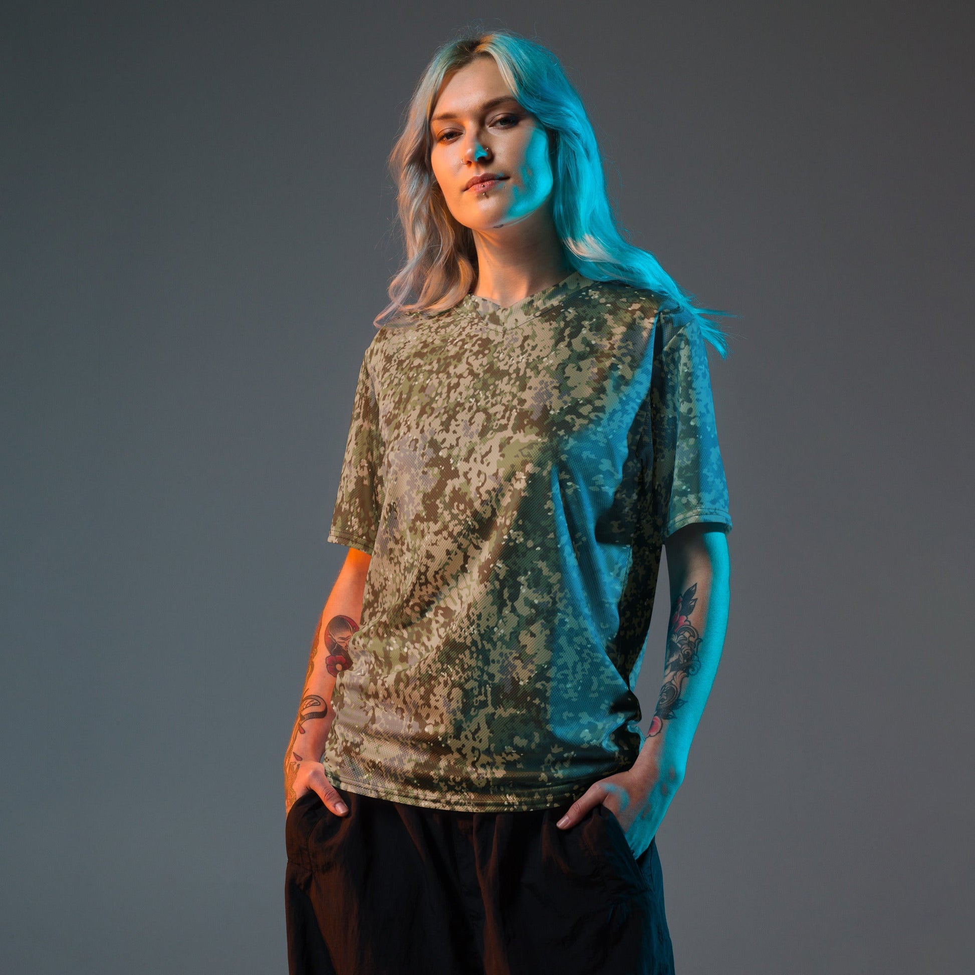 German Multitarn CAMO unisex sports jersey Sports Jerseys