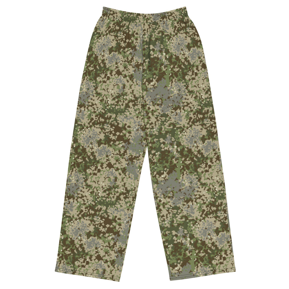 German Multitarn CAMO unisex wide-leg pants - 2XS - Unisex Wide-Leg Pants