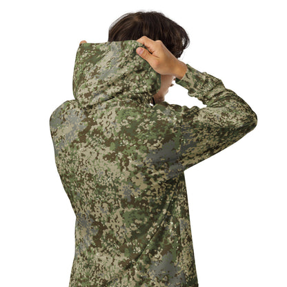 German Multitarn CAMO Unisex zip hoodie - Zip Hoodie