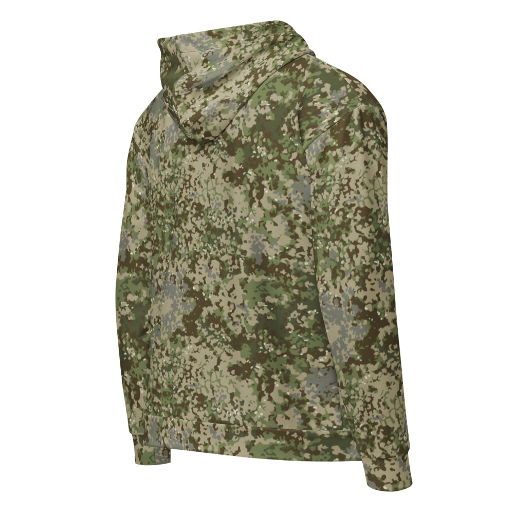 German Multitarn CAMO Unisex zip hoodie - Zip Hoodie