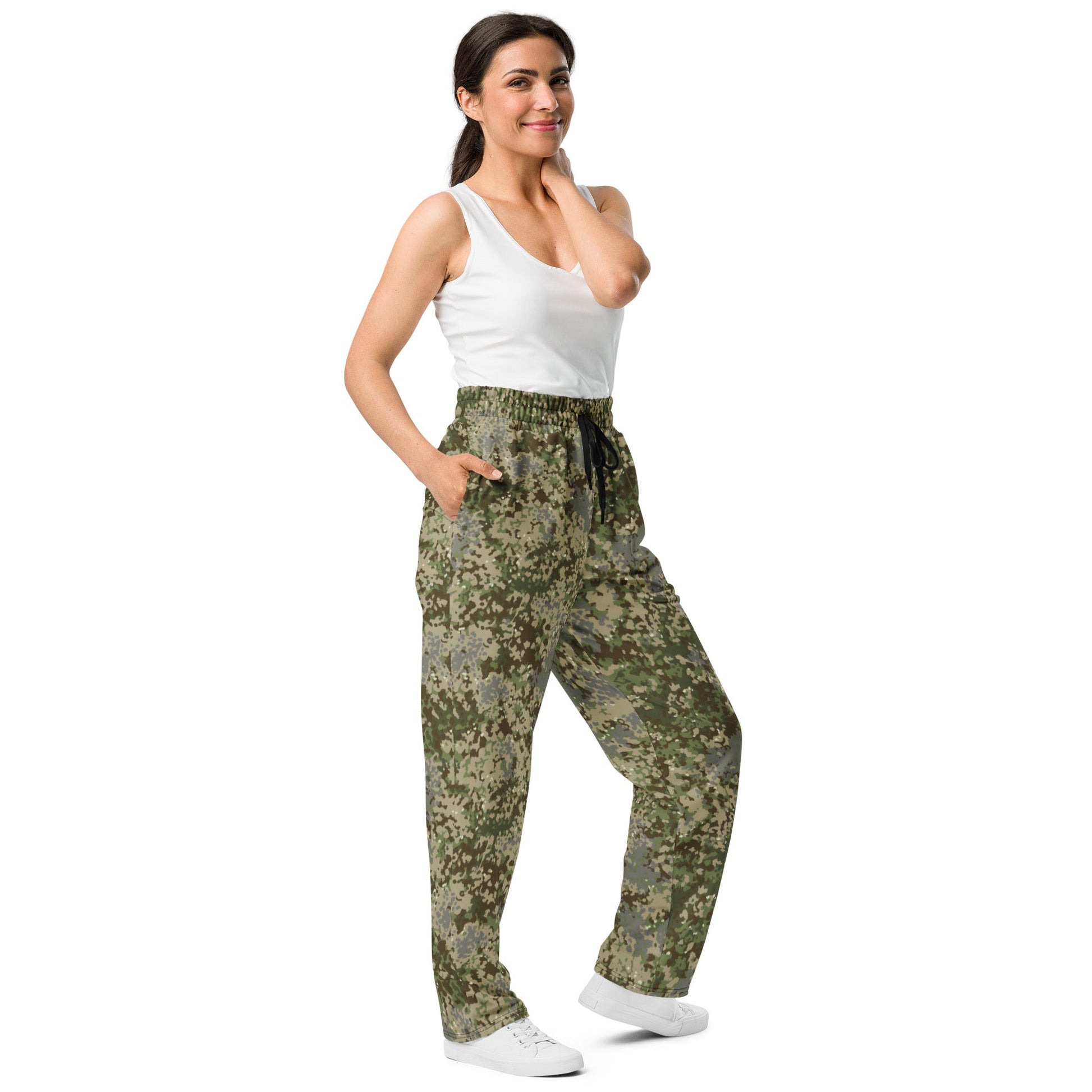 German Multitarn CAMO Wide-leg joggers - Joggers