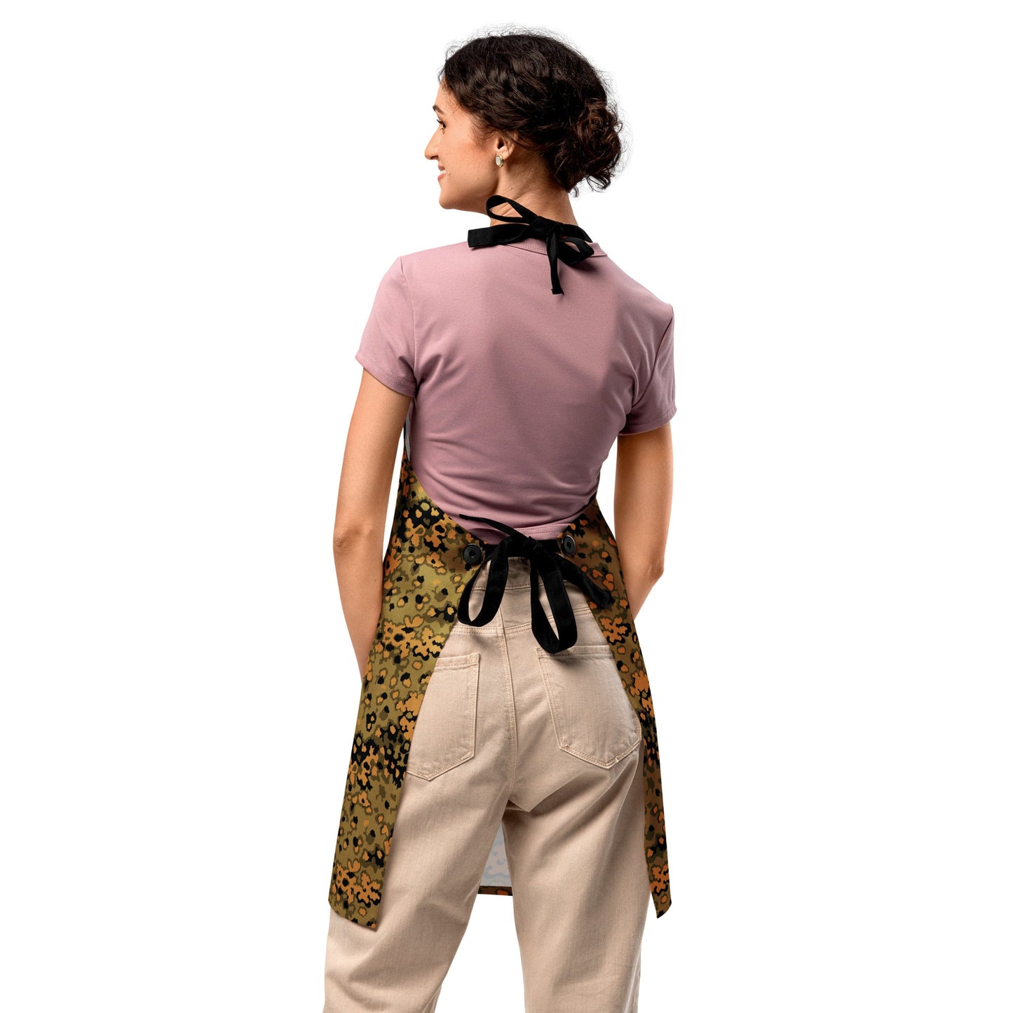 German Oak Leaf Eichenlaubmuster Autumn CAMO Apron