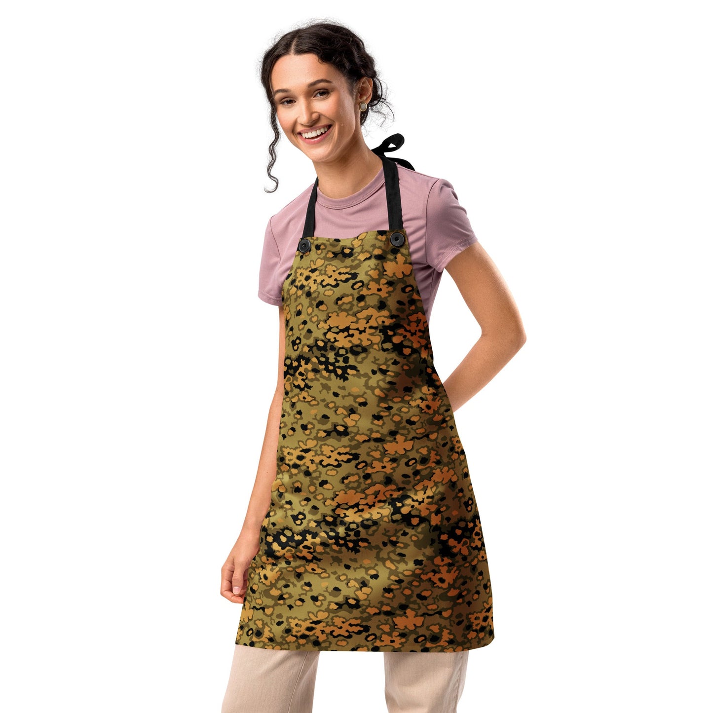 German Oak Leaf Eichenlaubmuster Autumn CAMO Apron