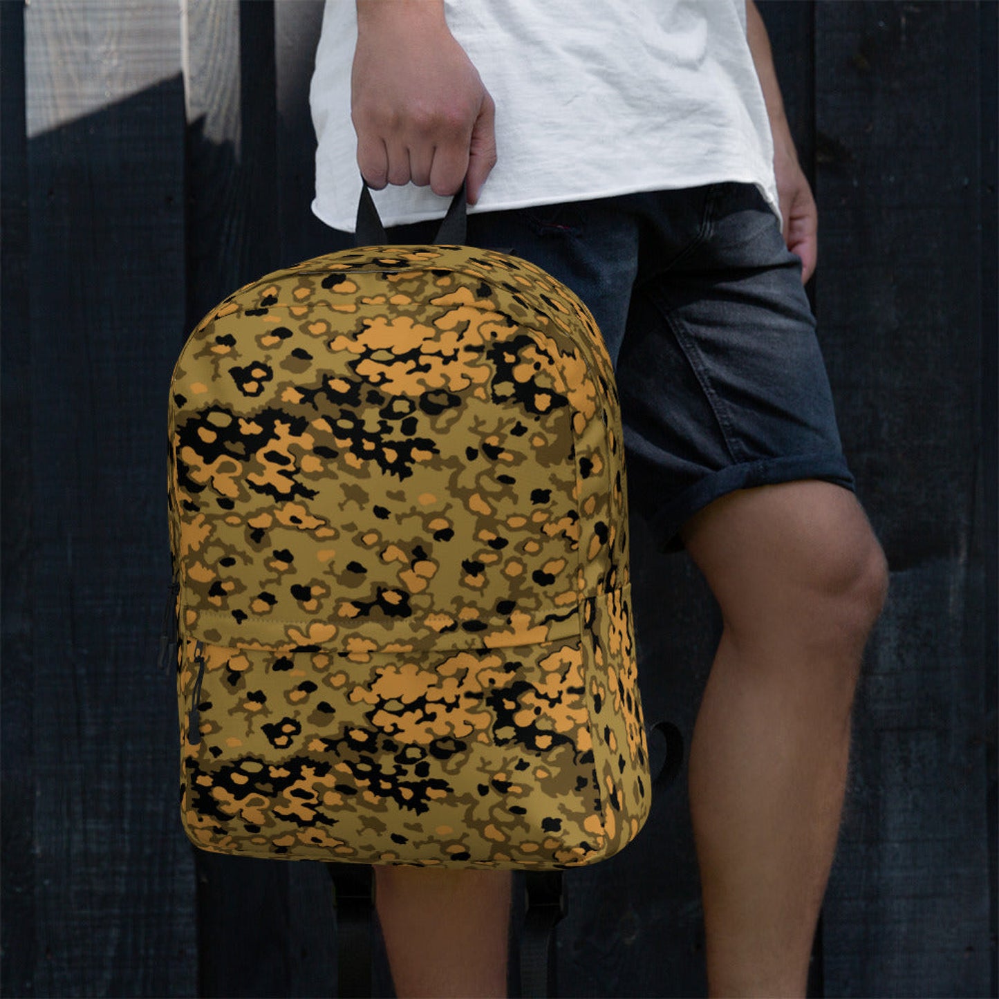 German Oak Leaf Eichenlaubmuster Autumn CAMO Backpack