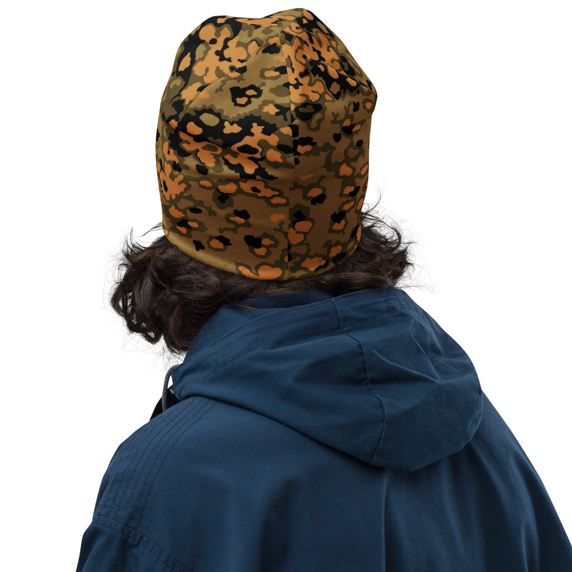 German Oak Leaf Eichenlaubmuster Autumn CAMO Beanie