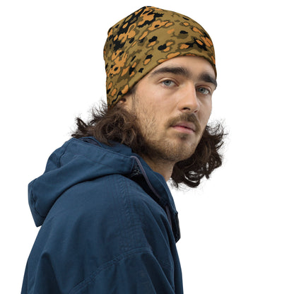 German Oak Leaf Eichenlaubmuster Autumn CAMO Beanie