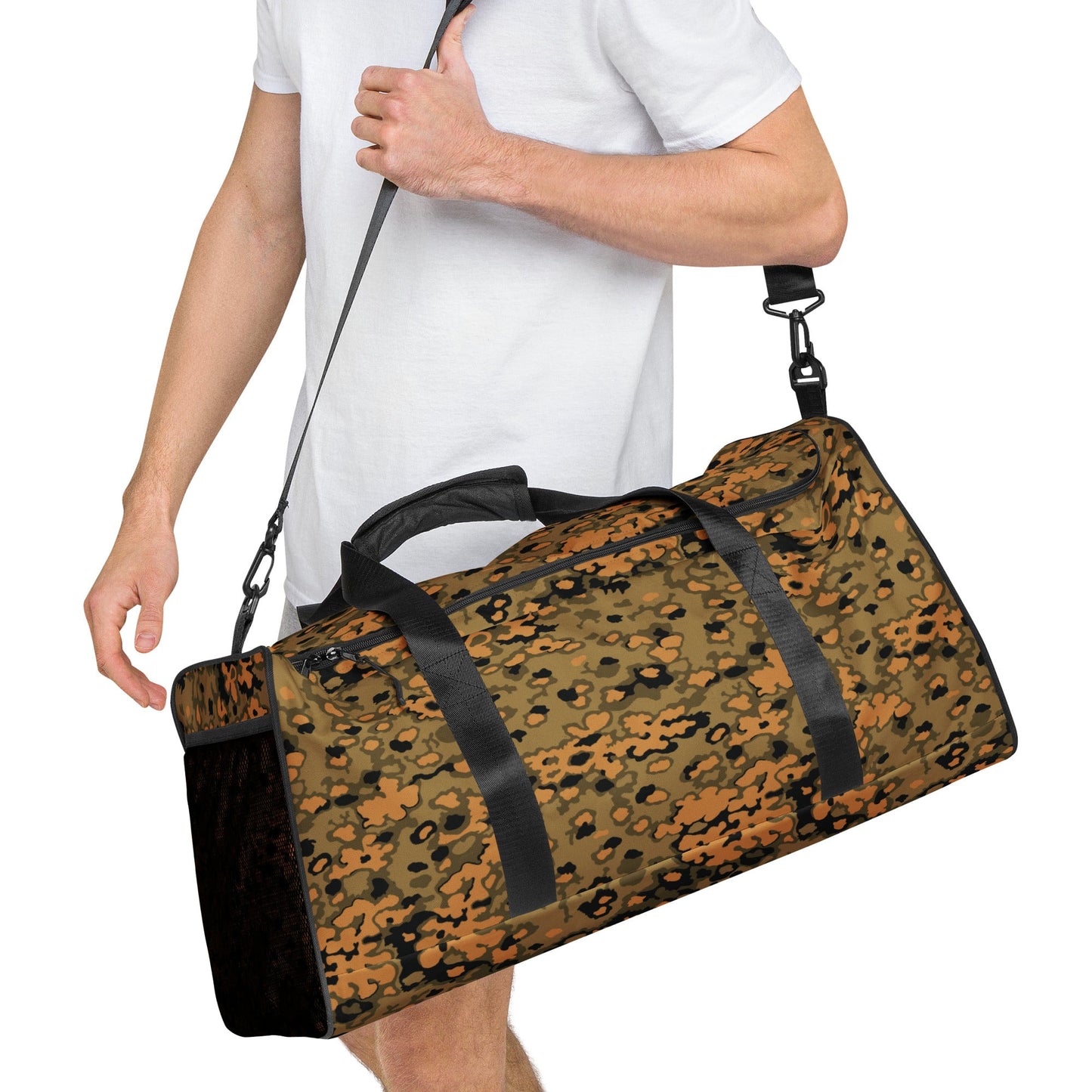 German Oak Leaf Eichenlaubmuster Autumn CAMO Duffle Bag