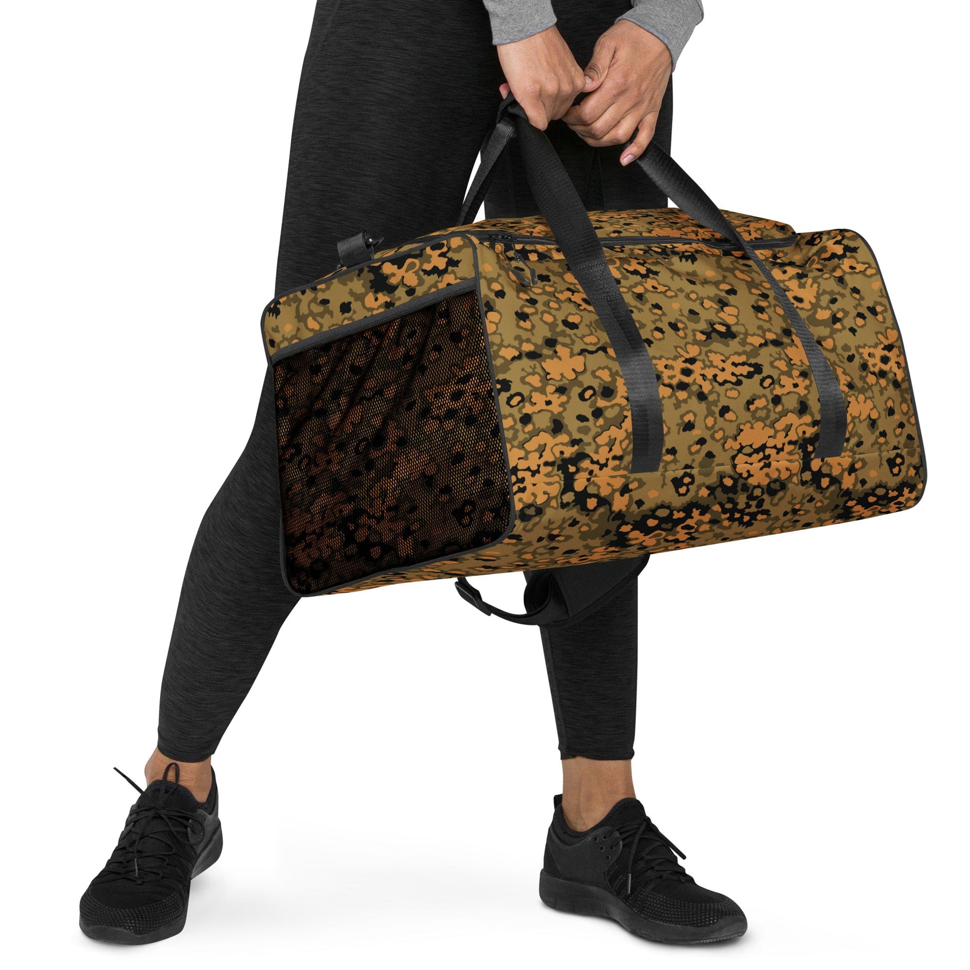 German Oak Leaf Eichenlaubmuster Autumn CAMO Duffle Bag