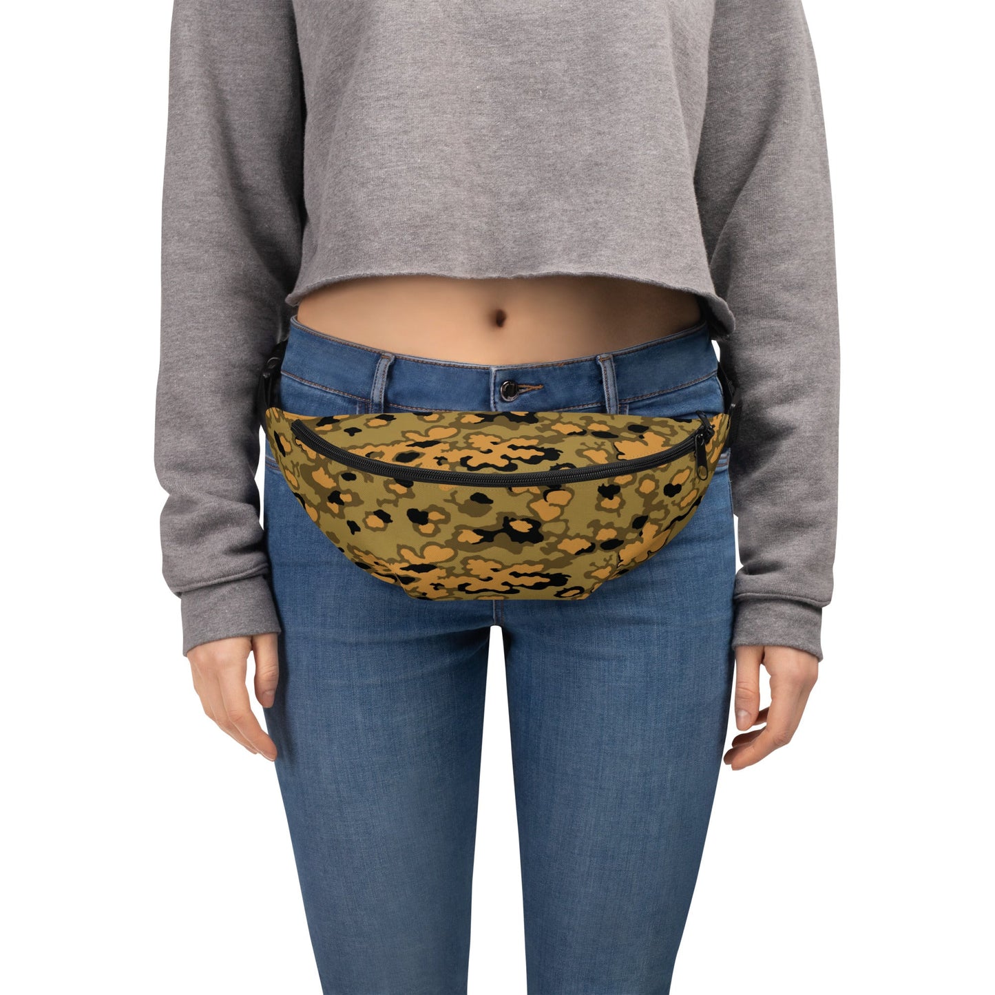 German Oak Leaf Eichenlaubmuster Autumn CAMO Fanny Pack