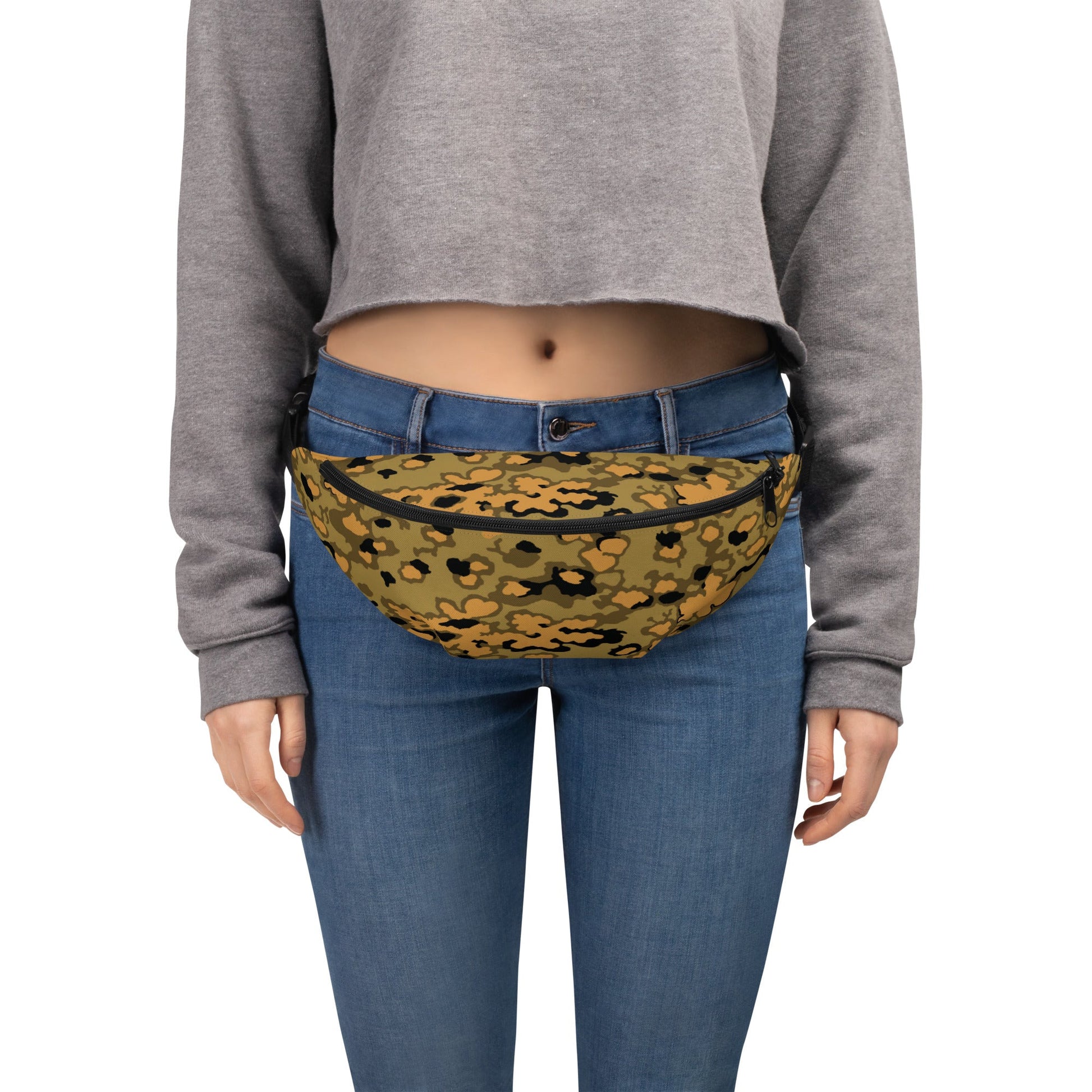 German Oak Leaf Eichenlaubmuster Autumn CAMO Fanny Pack