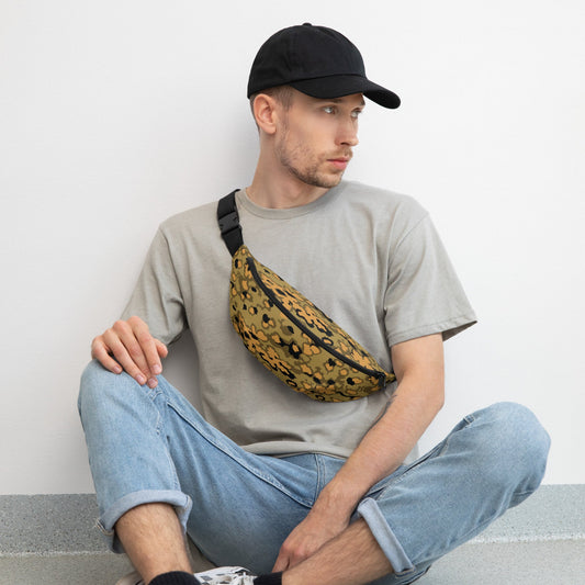 German Oak Leaf Eichenlaubmuster Autumn CAMO Fanny Pack - S/M