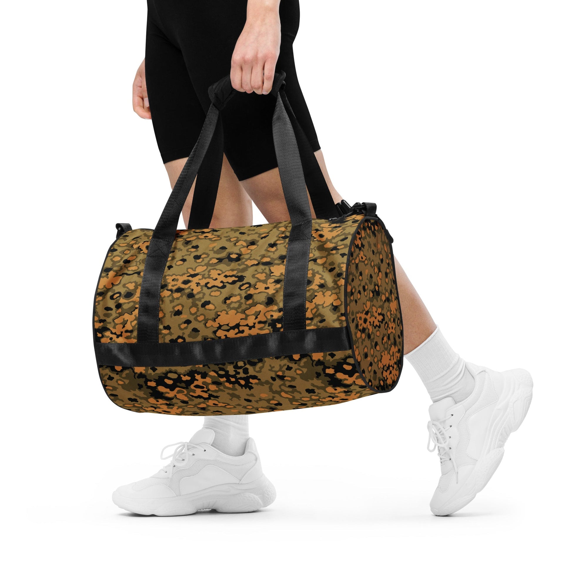 German Oak Leaf Eichenlaubmuster Autumn CAMO Gym Bag