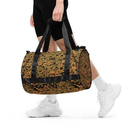 German Oak Leaf Eichenlaubmuster Autumn CAMO Gym Bag