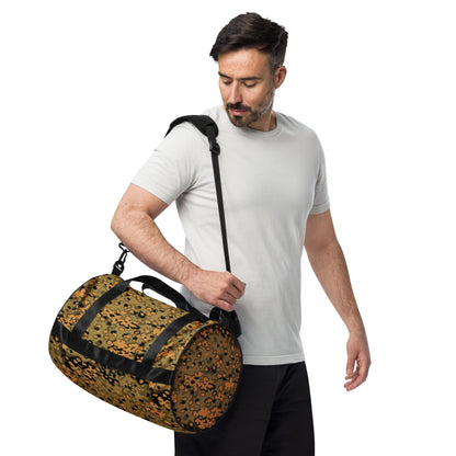 German Oak Leaf Eichenlaubmuster Autumn CAMO Gym Bag