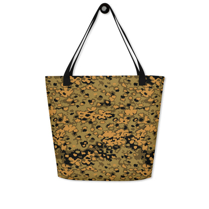 German Oak Leaf Eichenlaubmuster Autumn CAMO Large Tote Bag