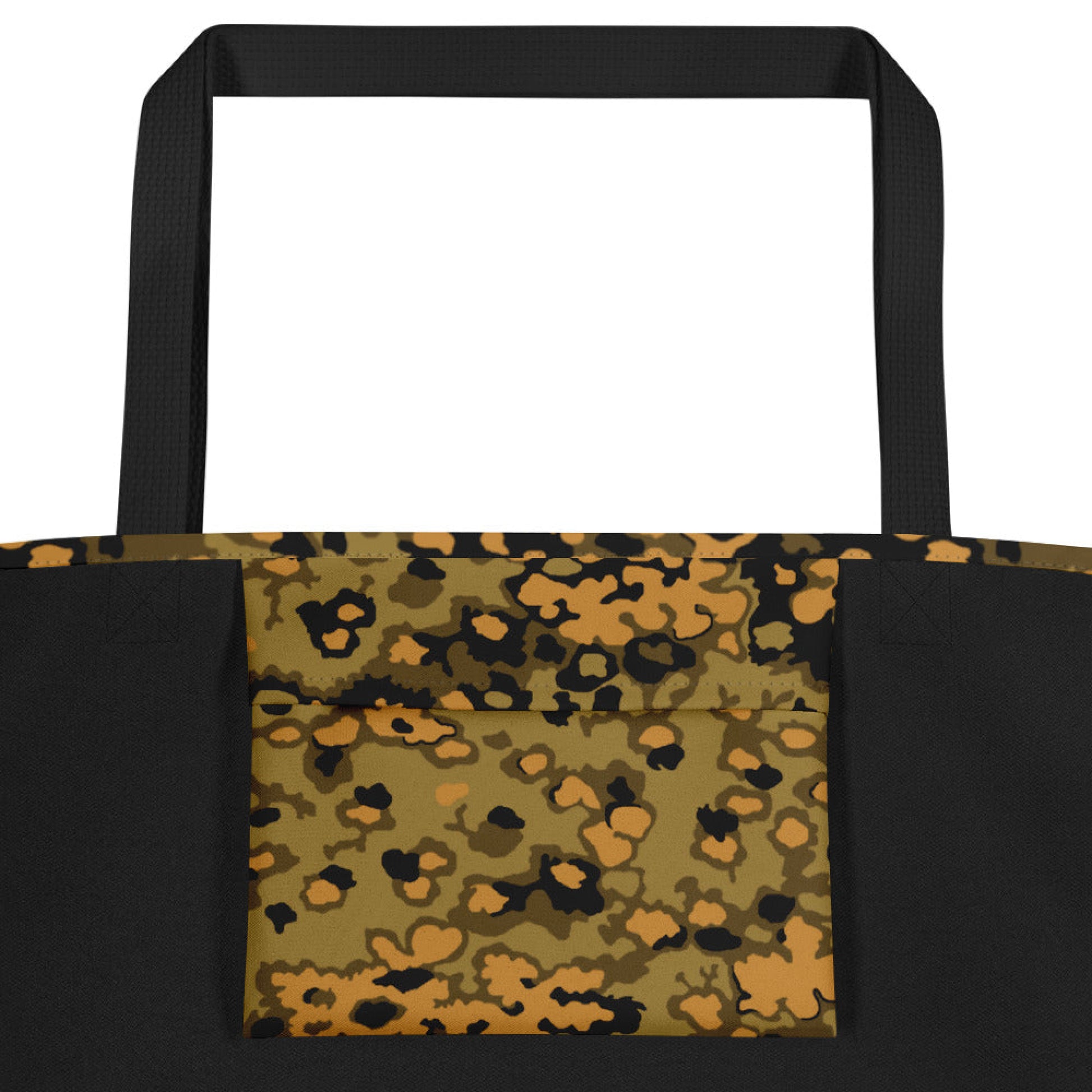 German Oak Leaf Eichenlaubmuster Autumn CAMO Large Tote Bag