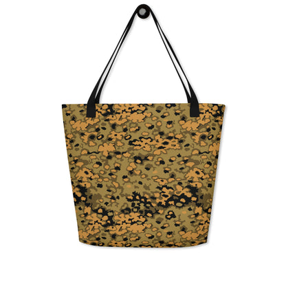 German Oak Leaf Eichenlaubmuster Autumn CAMO Large Tote Bag