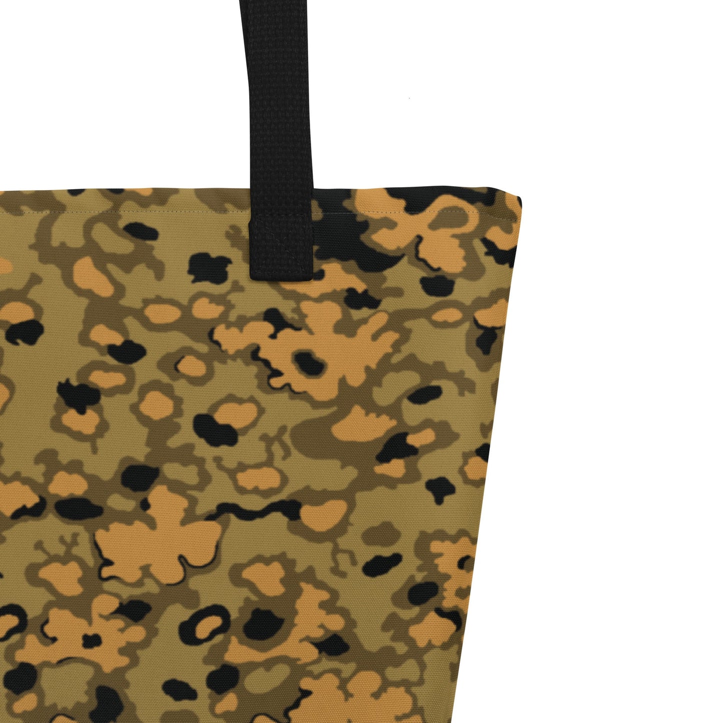 German Oak Leaf Eichenlaubmuster Autumn CAMO Large Tote Bag