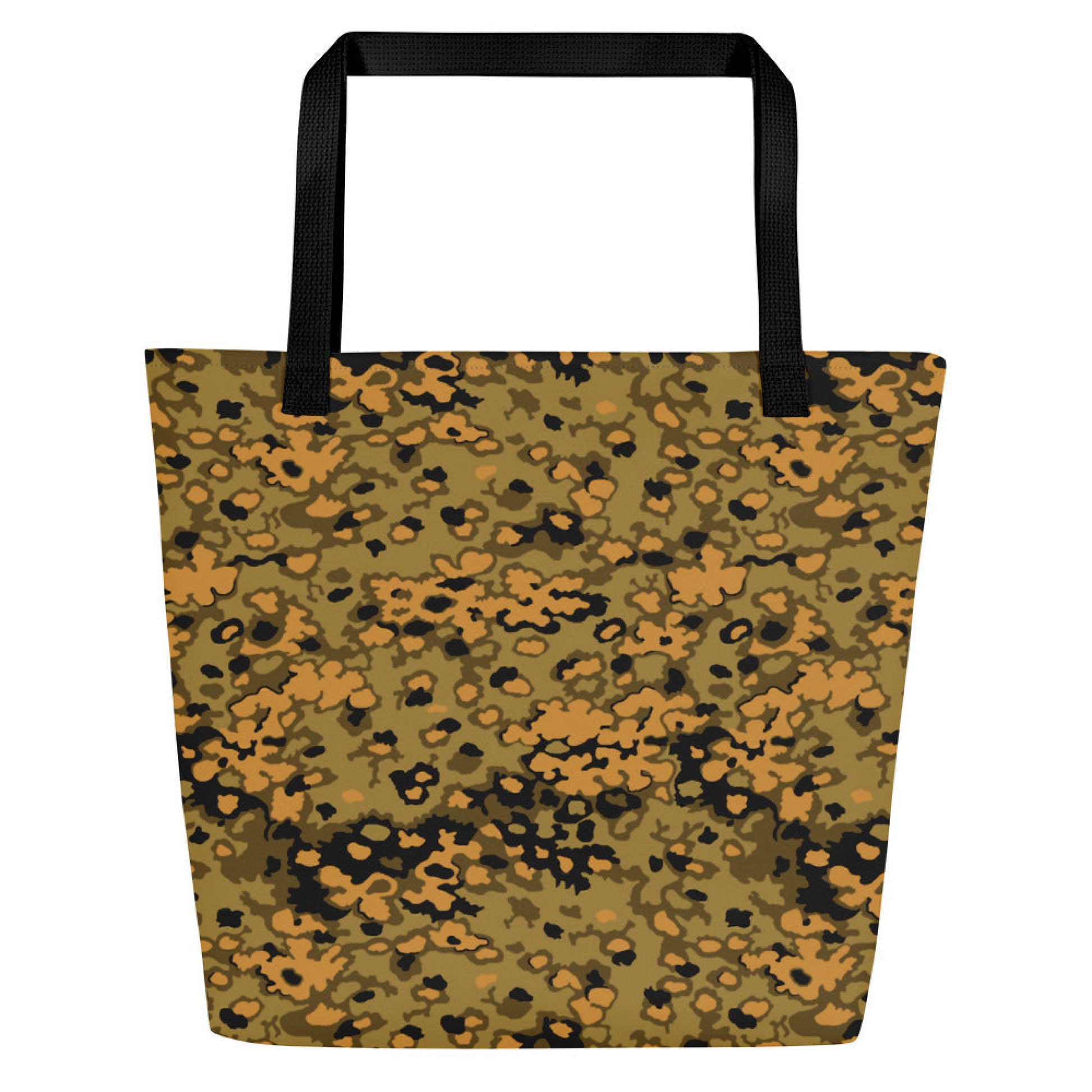 German Oak Leaf Eichenlaubmuster Autumn CAMO Large Tote Bag