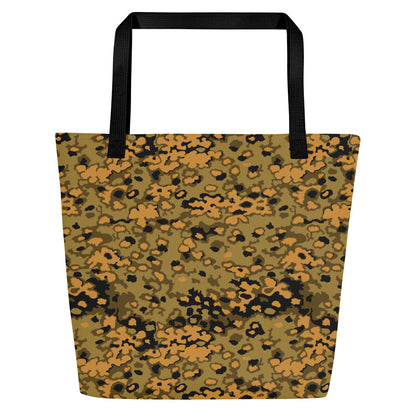 German Oak Leaf Eichenlaubmuster Autumn CAMO Large Tote Bag