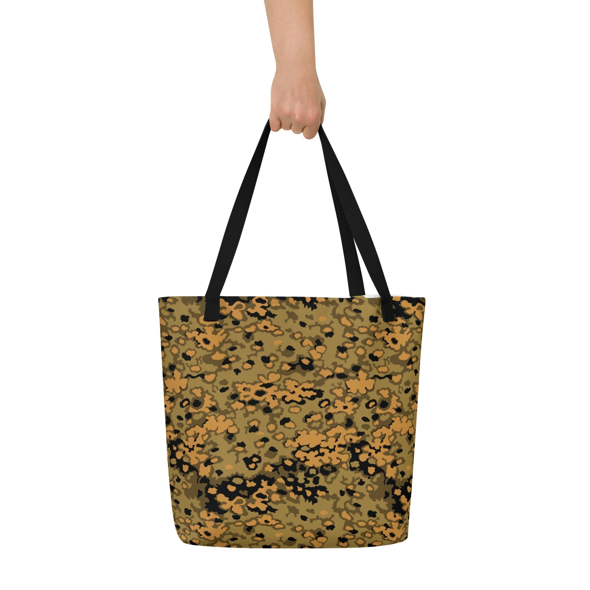 German Oak Leaf Eichenlaubmuster Autumn CAMO Large Tote Bag