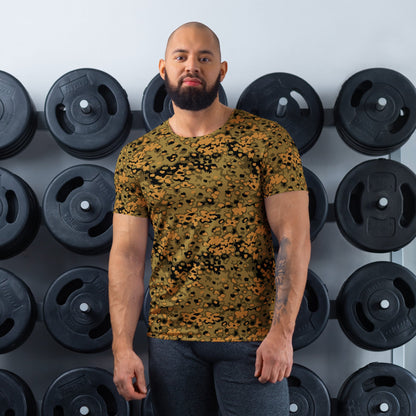German Oak Leaf Eichenlaubmuster Autumn CAMO Mens Athletic T-Shirt - XS