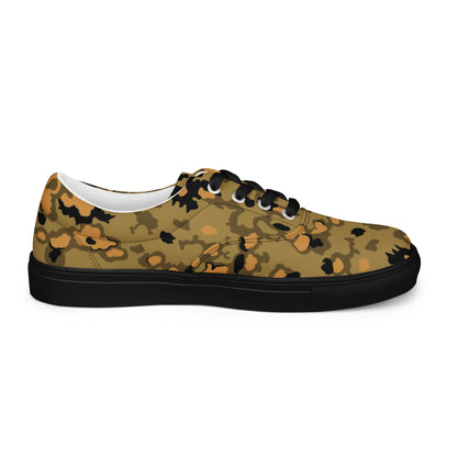 German Oak Leaf Eichenlaubmuster Autumn CAMO Mens Lace-Up Canvas Shoes - Lace-up