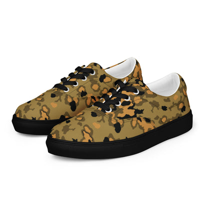 German Oak Leaf Eichenlaubmuster Autumn CAMO Mens Lace-Up Canvas Shoes - Lace-up
