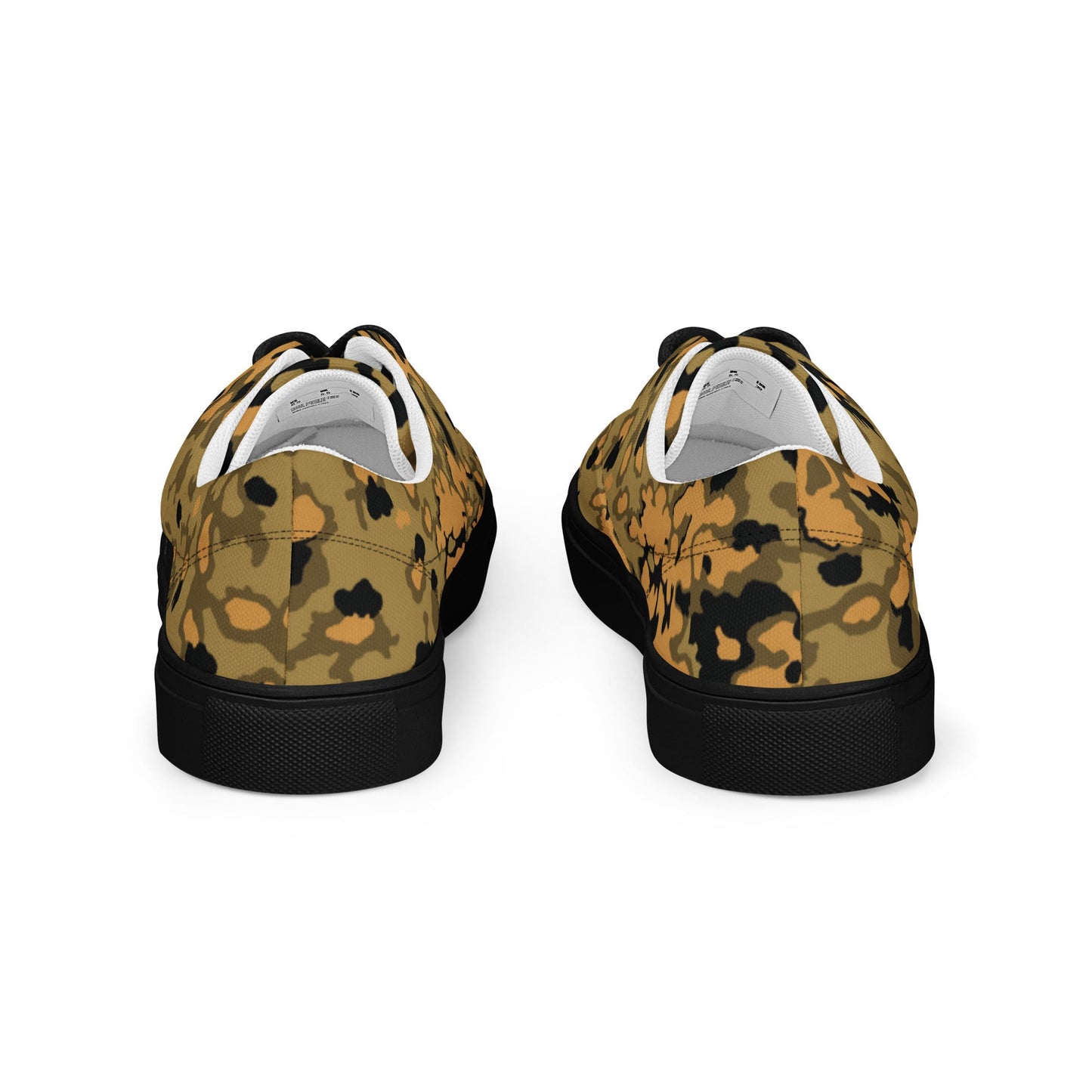 German Oak Leaf Eichenlaubmuster Autumn CAMO Mens Lace-Up Canvas Shoes - Lace-up