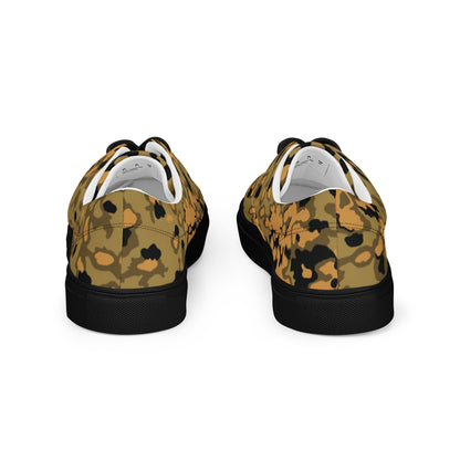 German Oak Leaf Eichenlaubmuster Autumn CAMO Mens Lace-Up Canvas Shoes - Lace-up