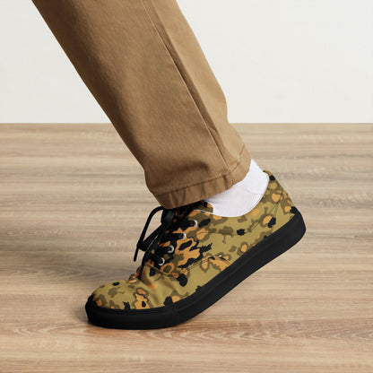 German Oak Leaf Eichenlaubmuster Autumn CAMO Mens Lace-Up Canvas Shoes - Lace-up