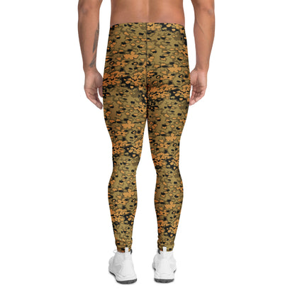 German Oak Leaf Eichenlaubmuster Autumn CAMO Mens Leggings