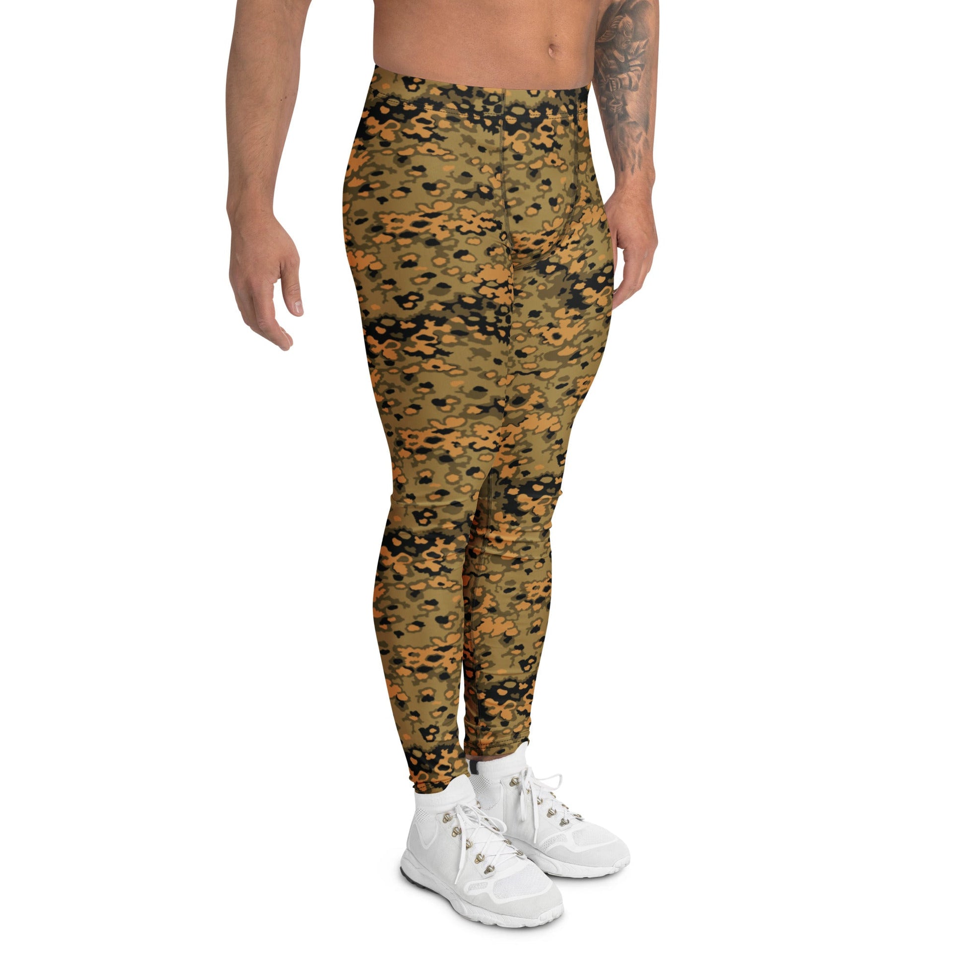 German Oak Leaf Eichenlaubmuster Autumn CAMO Mens Leggings