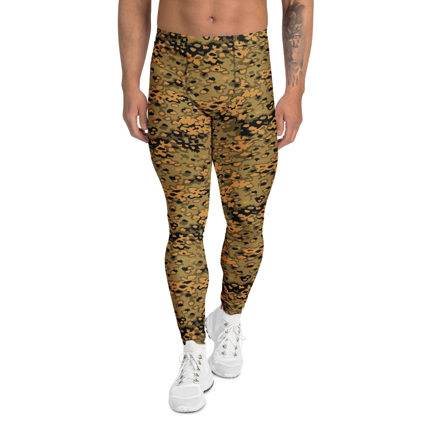 German Oak Leaf Eichenlaubmuster Autumn CAMO Mens Leggings - XS