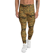 Oak Leaf Eichenlaubmuster Autumn CAMO Mens Leggings - XS - Men