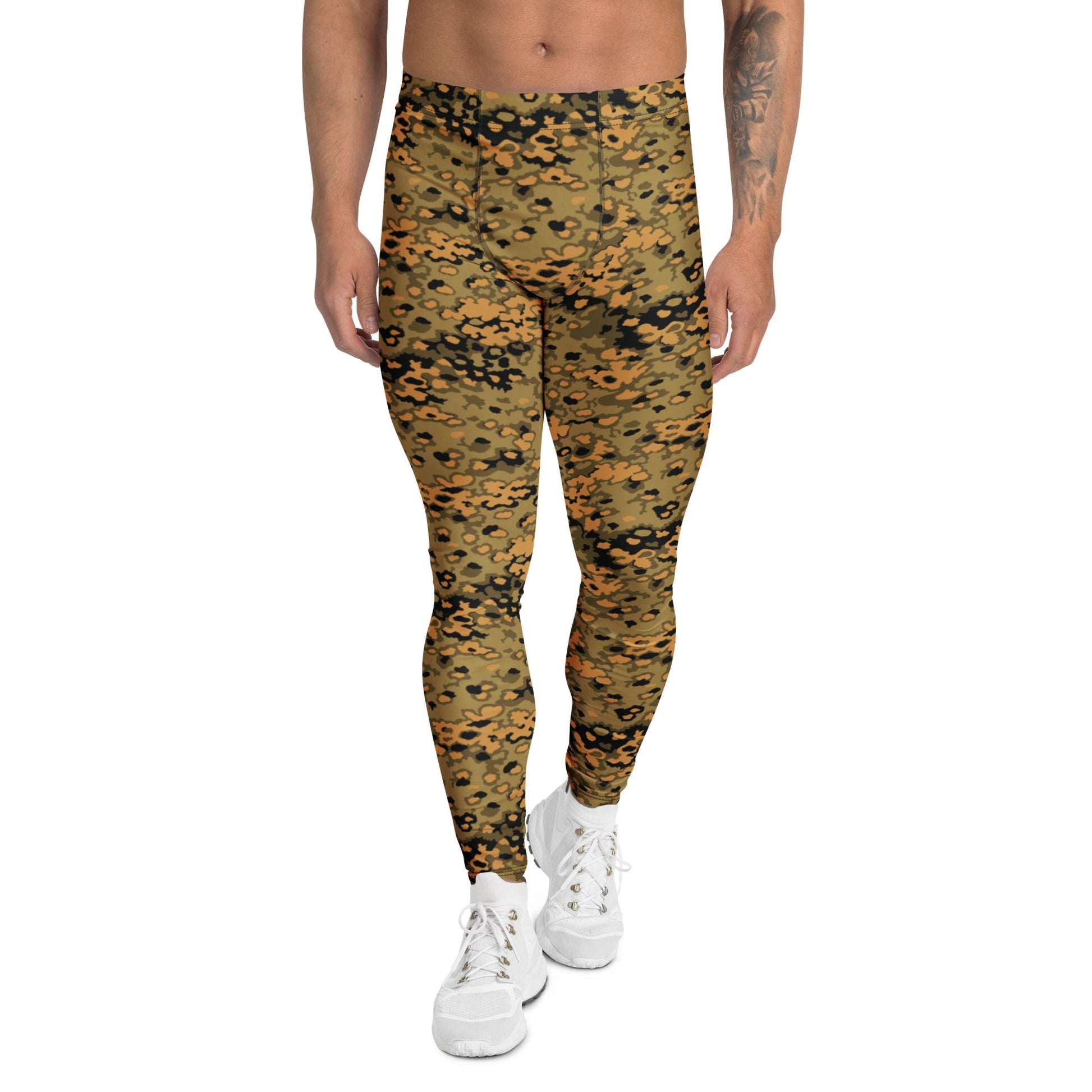 German Oak Leaf Eichenlaubmuster Autumn CAMO Mens Leggings - XS
