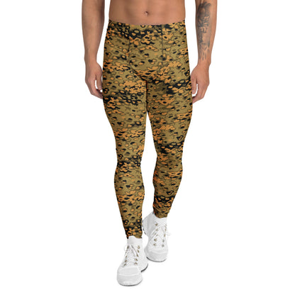 German Oak Leaf Eichenlaubmuster Autumn CAMO Mens Leggings - XS