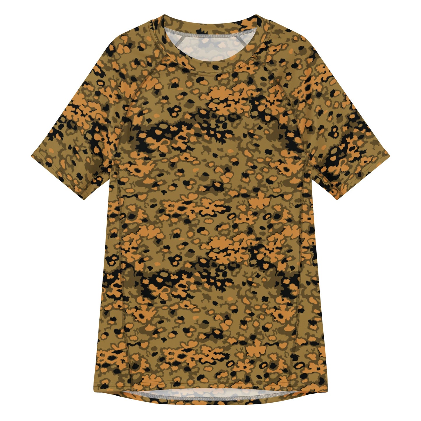 German Oak Leaf Eichenlaubmuster Autumn CAMO Mens Short-Sleeve Rash Guard - 2XS