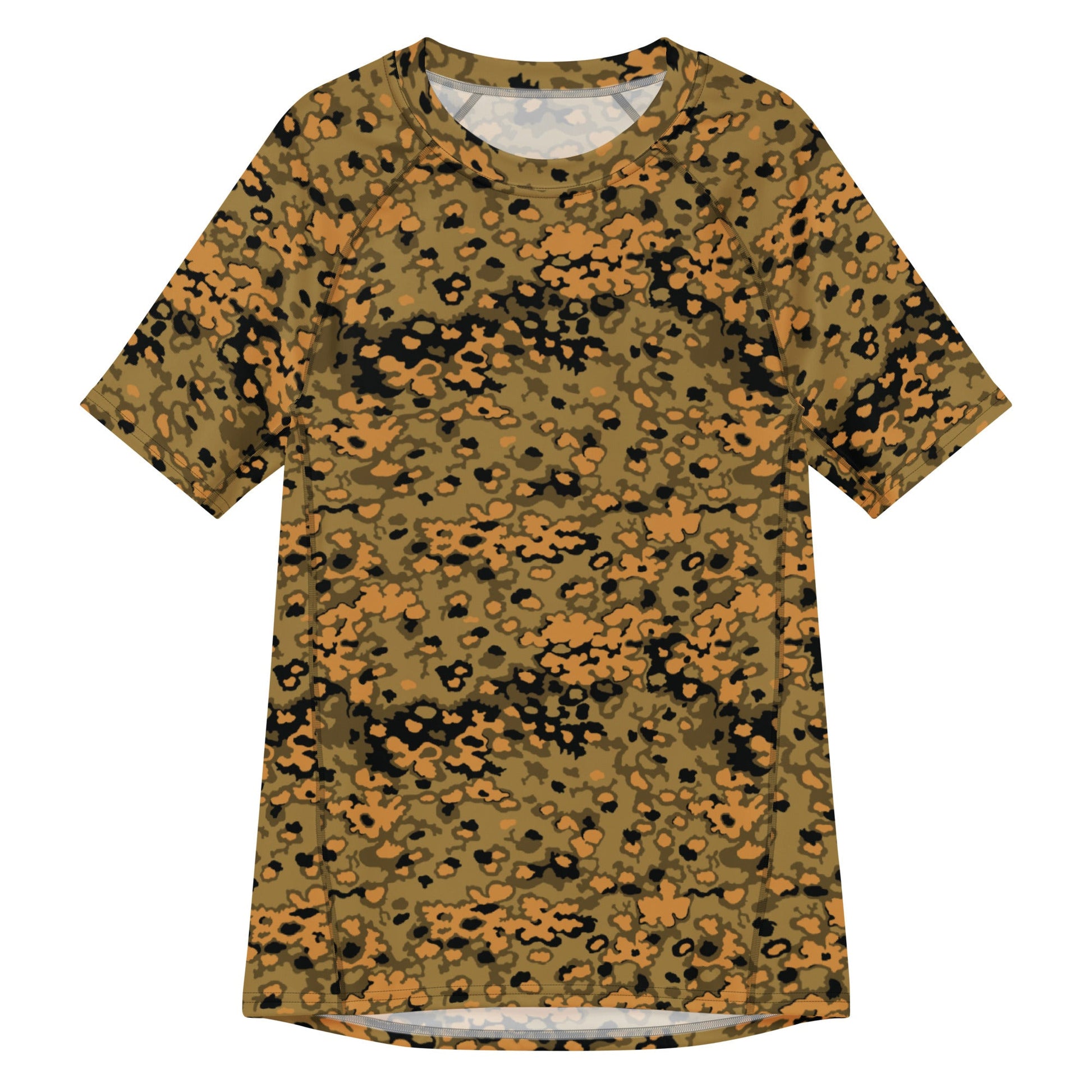German Oak Leaf Eichenlaubmuster Autumn CAMO Mens Short-Sleeve Rash Guard - 2XS